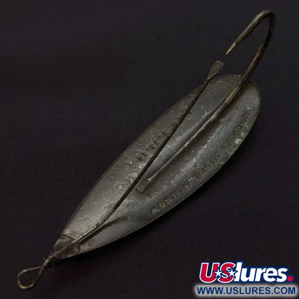 Johnson Silver Minnow Weedless, Zwart, 21g, Wierloos, #24489