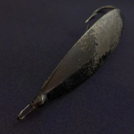 Johnson Silver Minnow Weedless, Zwart, 21g, Wierloos, #24489