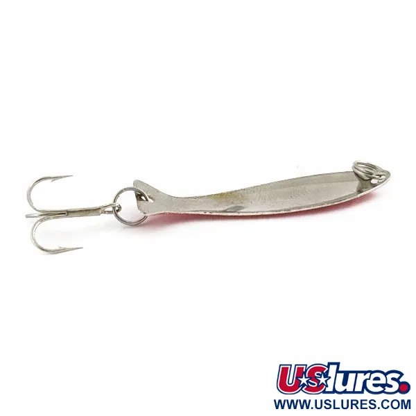 Worth Fly Rod Demon Trollkunstaas, rood/wit/nikkel, 1.5g, #24497