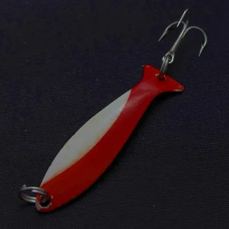 Worth Fly Rod Demon Trollkunstaas, rood/wit/nikkel, 1.5g, #24497