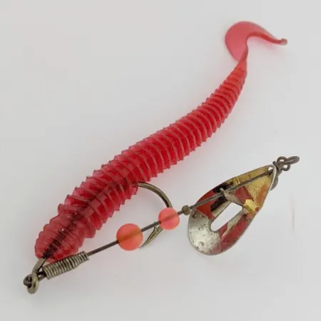 Pflueger June Bug №4 Spinner, Rood/Nikkel, 6 g, Offset Arm, #24501