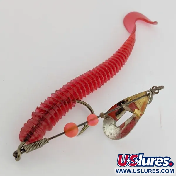 Pflueger June Bug №4 Spinner, Rood/Nikkel, 6 g, Offset Arm, #24501