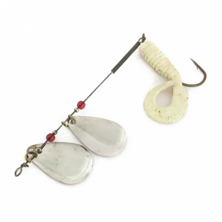 Worth Double Blade Spinner, Nikkel, 5 g, Twisterstaart, #24502