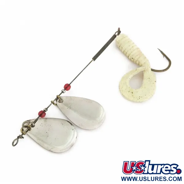 Worth Double Blade Spinner, Nikkel, 5 g, Twisterstaart, #24502