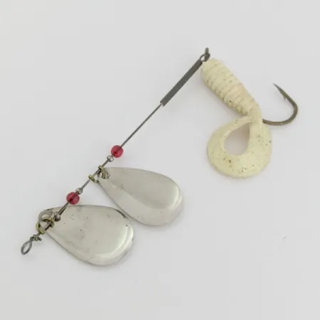 Worth Double Blade Spinner, Nikkel, 5 g, Twisterstaart, #24502