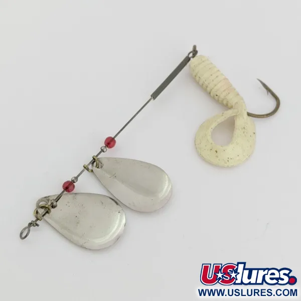 Worth Double Blade Spinner, Nikkel, 5 g, Twisterstaart, #24502