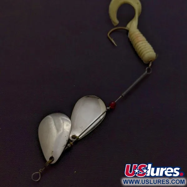 Worth Double Blade Spinner, Nikkel, 5 g, Twisterstaart, #24502