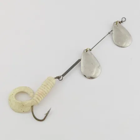 Worth Double Blade Spinner, Nikkel, 5 g, Twisterstaart, #24502