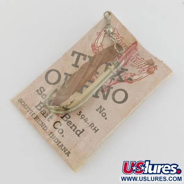 South Bend Trix-Oreno 594 Vliegvis-aas, Zilver/Rood, 2 g, #24506