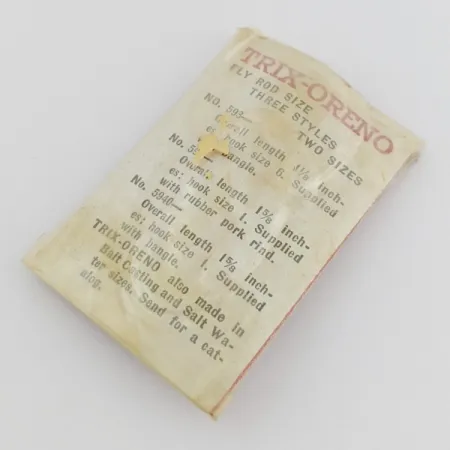 South Bend Trix-Oreno 594 Vliegvis-aas, Zilver/Rood, 2 g, #24506