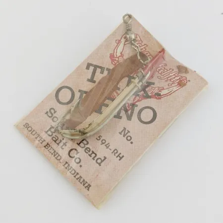 South Bend Trix-Oreno 594 Vliegvis-aas, Zilver/Rood, 2 g, #24506