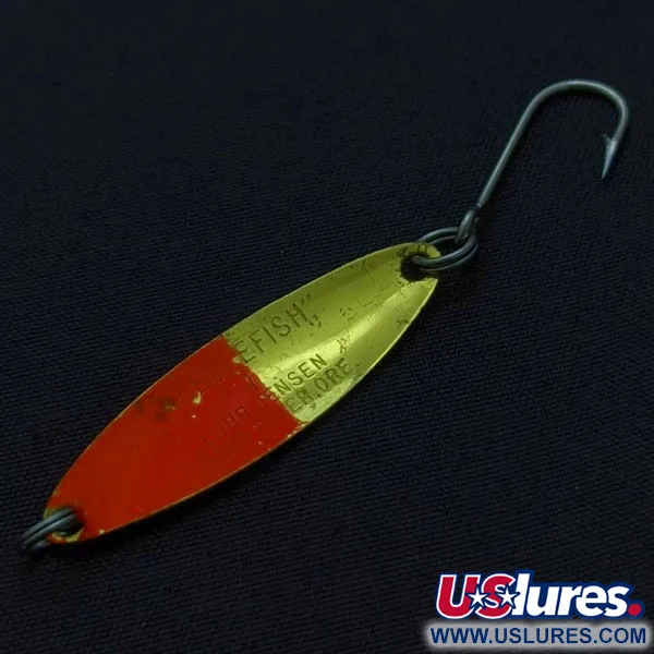 Luhr Jensen Needlefish 1 Lepel, Rood/Goud, 2g, Trollend, #24513