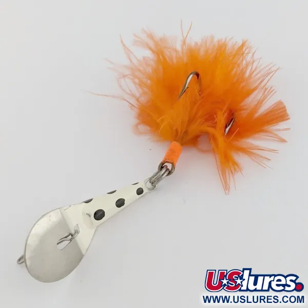 Glen Evans Gad-About Lepel, zilver-wit-oranje, 7 g, #24519