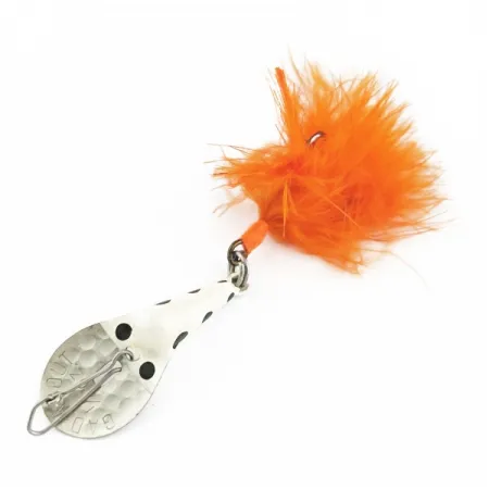 Glen Evans Gad-About Lepel, zilver-wit-oranje, 7 g, #24519
