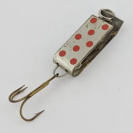 Jake's Lures Lil Jake Lepel, Nikkel/Rood, 9 g, Gevouwen Body, #24520