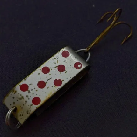 Jake's Lures Lil Jake Lepel, Nikkel/Rood, 9 g, Gevouwen Body, #24520