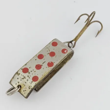 Jake's Lures Lil Jake Lepel, Nikkel/Rood, 9 g, Gevouwen Body, #24520