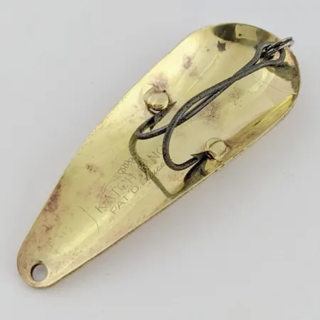 Katch King Weedless Spoon Lepel, messing, 7 g, wierloos, #24529