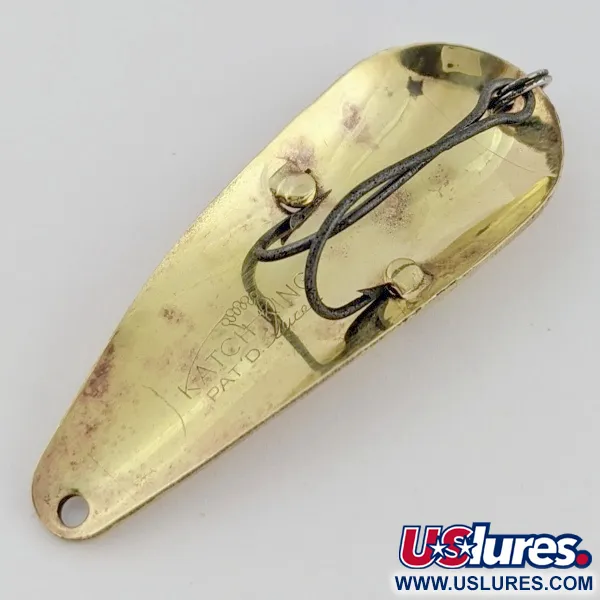 Katch King Weedless Spoon Lepel, messing, 7 g, wierloos, #24529