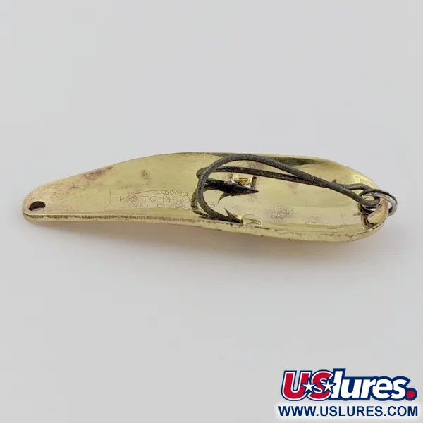 Katch King Weedless Spoon Lepel, messing, 7 g, wierloos, #24529