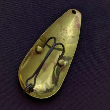 Katch King Weedless Spoon Lepel, messing, 7 g, wierloos, #24529