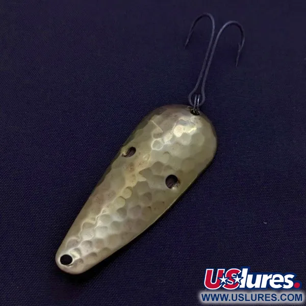 Katch King Weedless Spoon Lepel, messing, 7 g, wierloos, #24529