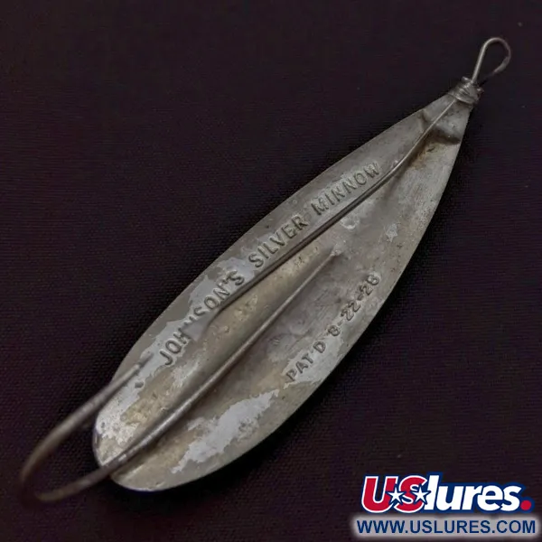 Johnson Silver Minnow Weedless Lepel, Nikkel, 12g, Weedless, #24548