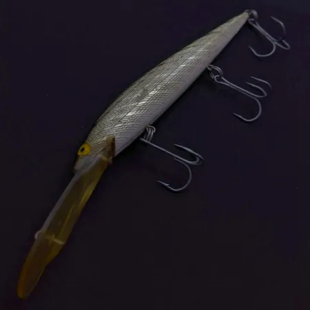 Bill Norman Deep Shiner Minnow Plug, Silver, 21 g, Diepduikend, #24565