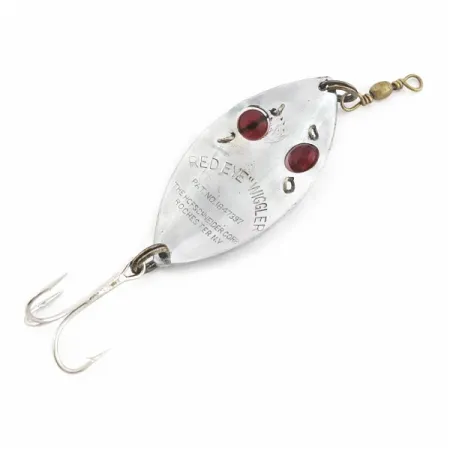 Hofschneider Red Eye Wiggler Lepel, Zilver, 25 g, Rode Ogen, #24579
