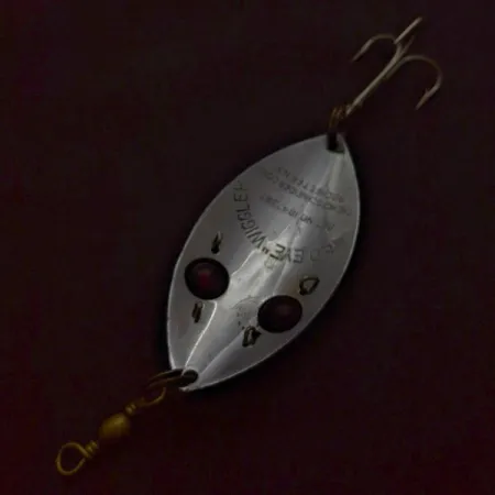 Hofschneider Red Eye Wiggler Lepel, Zilver, 25 g, Rode Ogen, #24579