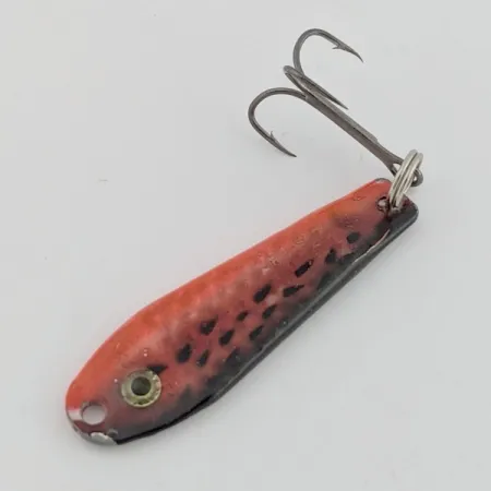 Renosky Bloody Jig Spoon, rood/zwart, 12 g, schubben, #24581