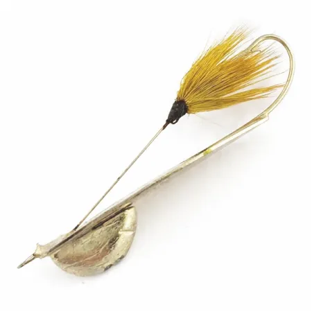 Marathon Weedless Spoon, Goud, 6 g, Bucktail, #24597