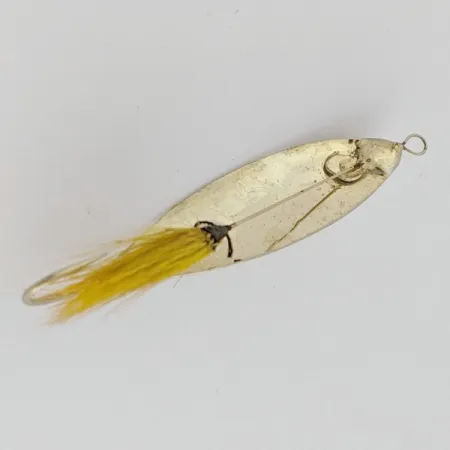 Marathon Weedless Spoon, Goud, 6 g, Bucktail, #24597