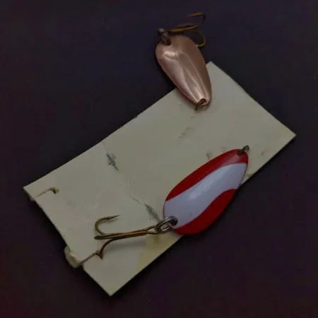 Glen Evans Spoon Lepel, rood/wit/koper, 6g, set van 2, #24601