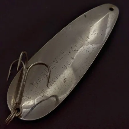 Dardevle Detroit Lepel, Nikkel, 28 g, Vintage 1950-80, #24605