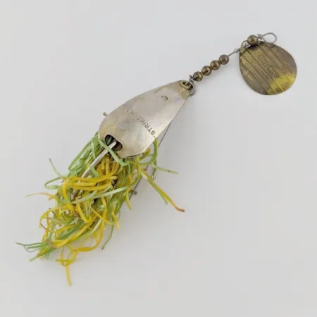 Strike King Timber Spin Spinnerbait, Nikkel, 14g, voor hout, #24607