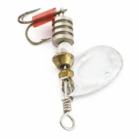 South Bend Spinner, Nikkel, 2.7g, Rode Huls, #24673