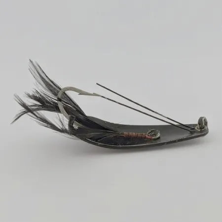 Lepel Weezel Rex Spoon, zwart, 12g, wierloos met veren, #24674