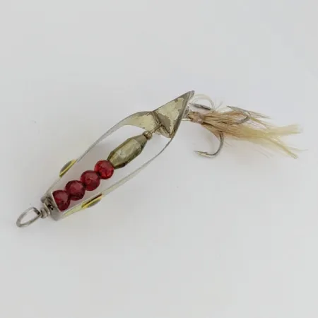 Spinner Mack's Hummbait, nikkel/rood, 9g, vleugelbody, #24676