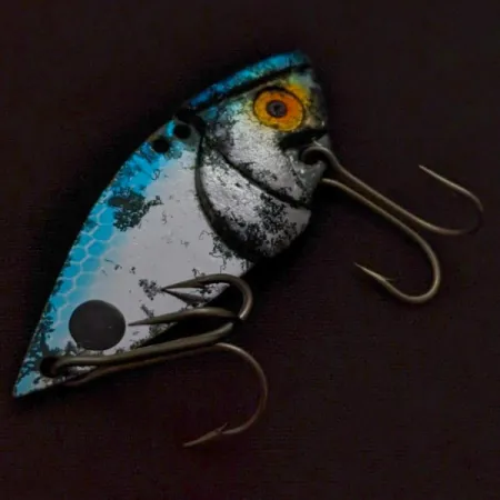 Cordell Gay Blade Bait, Nikkel/Blauw, 12g, Multi-Oog, #24687