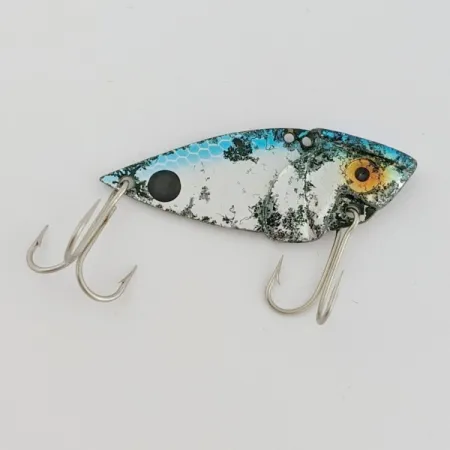 Cordell Gay Blade Bait, Nikkel/Blauw, 12g, Multi-Oog, #24687