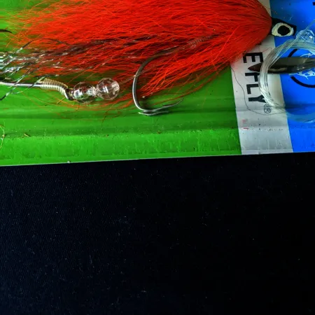 Eppinger Devle Fly Montage, Rood/Wit/Nikkel, Bucktail, #24699