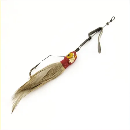 Weezel Baby Feather Minnow, Nikkel, 18 g, wierbeschermer, #24711