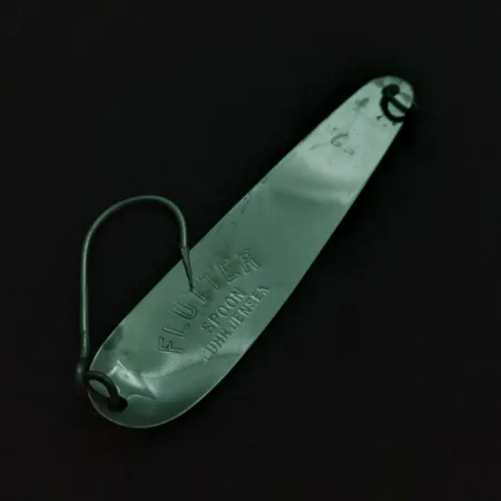 Luhr Jensen Flutter Spoon 44 Lepel, Nikkel, 4 g, Vintage, #24737