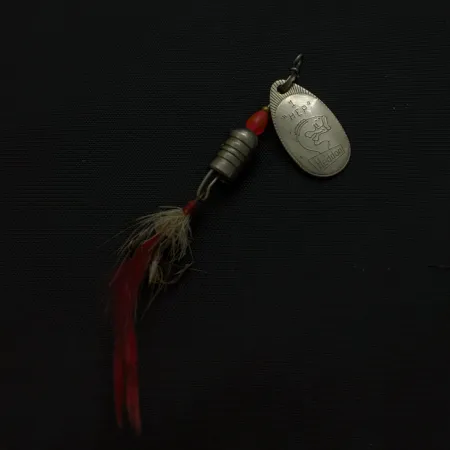 Heddon HEP 1 Spinner, nikkel, 3.6 g, gevederde dreg, #24746