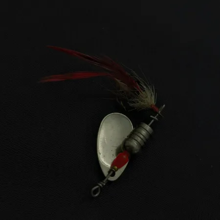 Heddon HEP 1 Spinner, nikkel, 3.6 g, gevederde dreg, #24746