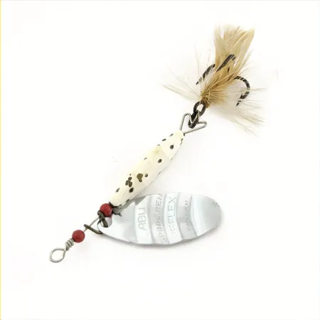 Abu Garcia Spinnaren Reflex spinner, Nikkel/Wit, 7 g, #24755