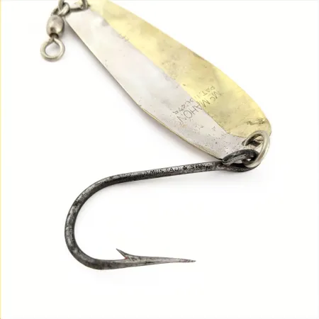 Luhr Jensen McMahon 5 Lepel, Messing/Nikkel, 14g, Mustad Haak, #24768