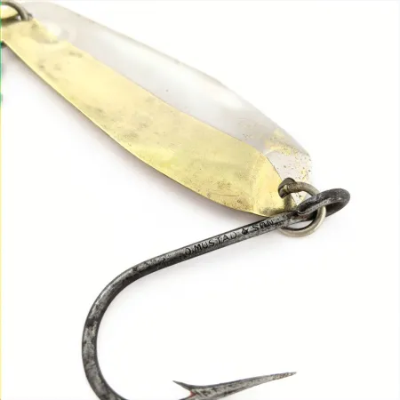Luhr Jensen McMahon 5 Lepel, Messing/Nikkel, 14g, Mustad Haak, #24768