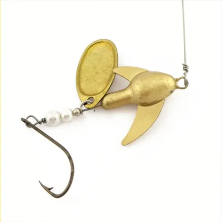 Vintage Reef Runner Blade Spinner, goud, 21g, gevleugelde kop, #24792